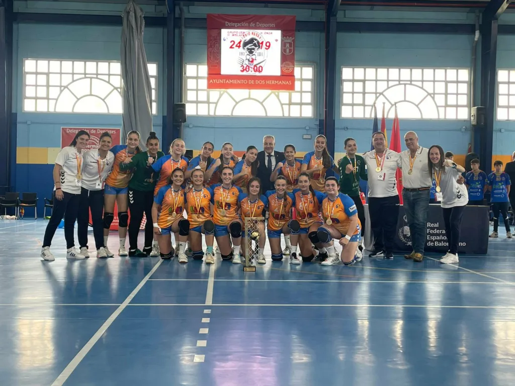 El Grupo USA Handbol Mislata UPV campeón de España Cadete