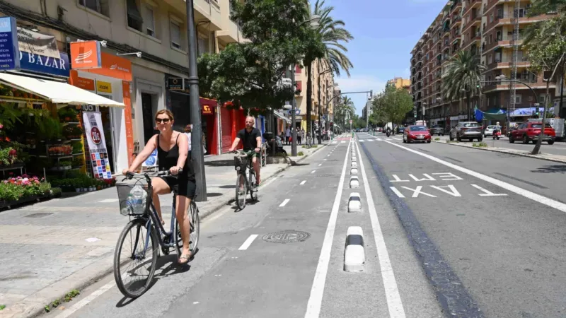Movilidad en Valencia auditará la seguridad viaria de los carriles bici
