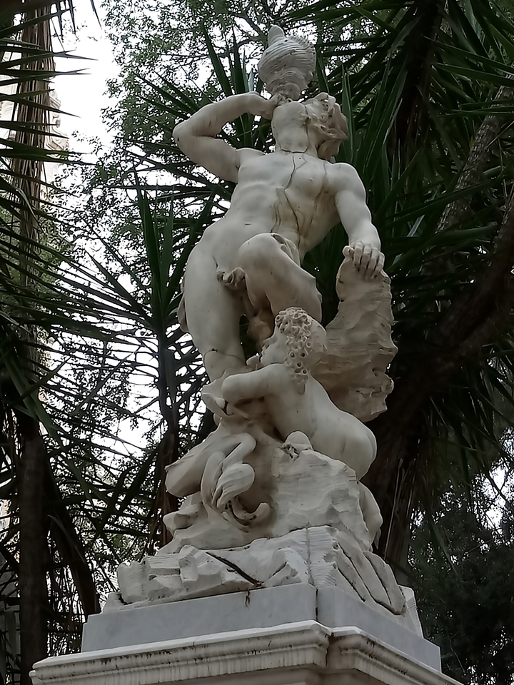 La escultura del Tritón Ponzanelli