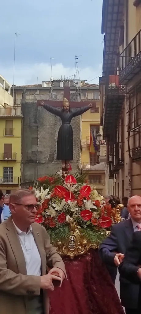 Sant Bult procesionando por las calles de La Xerea
