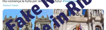 Primeras Fake News de Ribó y Compromís como oposición