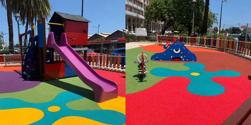 El Ayuntamiento reabre los parques infantiles de San Marcelí, Poblats Marítims y Campanar con juegos adaptados