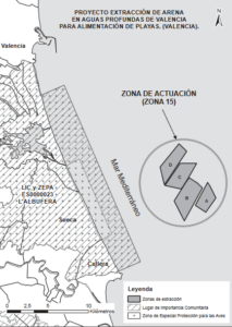 Pescadores y ecologistas en contra de la extracción de 16 mill. de metros cúbicos de arena frente a Sueca y Cullera 3 capture 20230828 125026