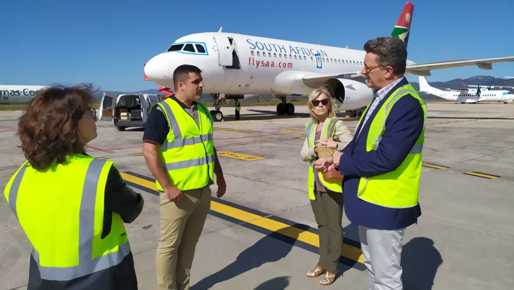 El aeropuerto de Castellón refuerza su actividad industrial de la mano de la iniciativa privada