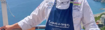 El chef Ángel Palacios y su asociación "Cocinar a ciegas"