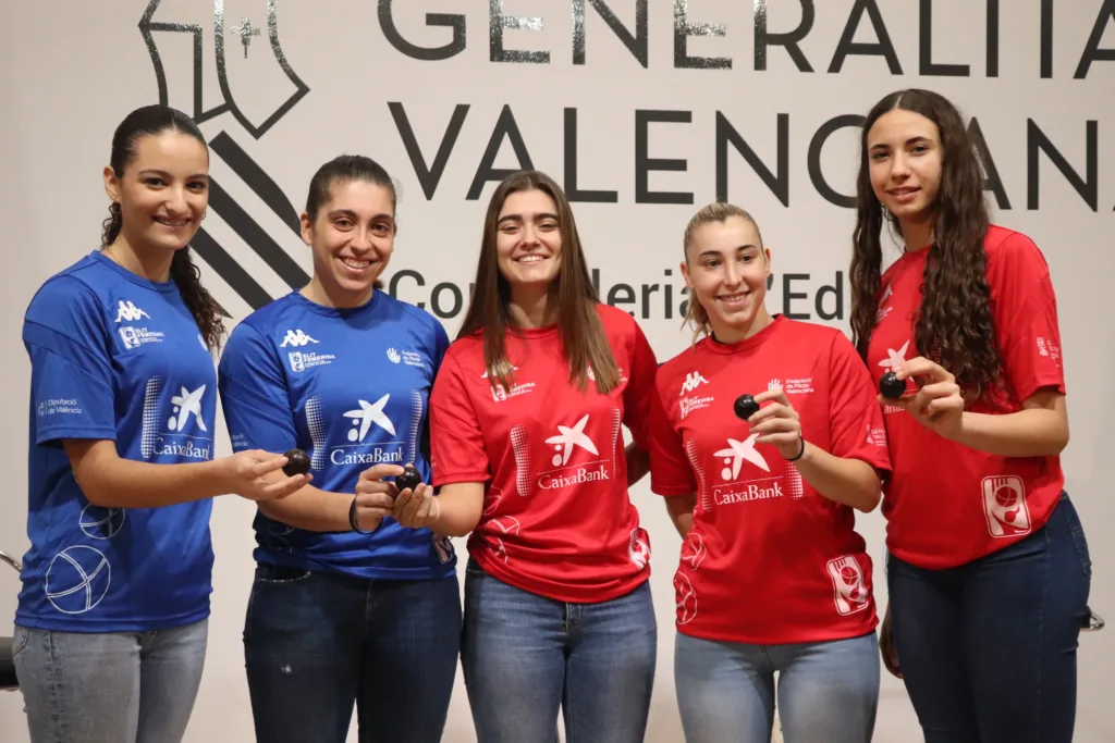Apoyo al deporte femenino por parte de la GVA en la presentación de la Final de Raspall Caixabank Femenino