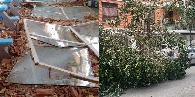 700 incidencias atendidas por el fuerte viento en la Ciudad de Valencia