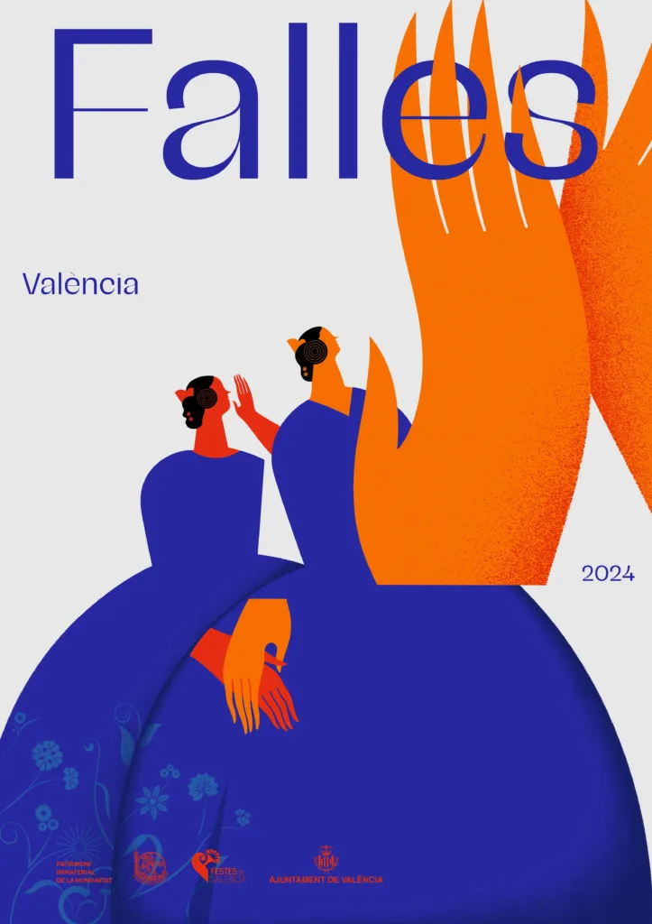 Las Fallas 2024 ya tienen imagen gráfica 4 Cartell Falles 3