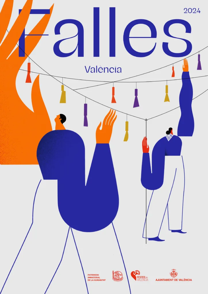 Las Fallas 2024 ya tienen imagen gráfica 5 Cartell Falles 4
