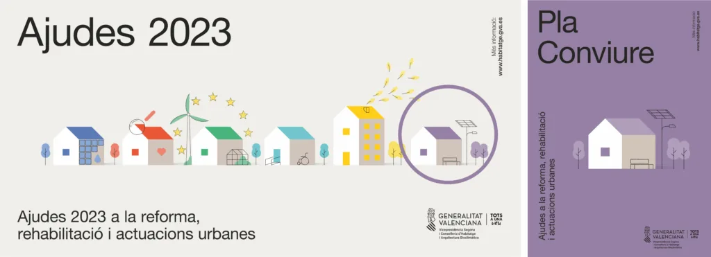 El Plan Conviure concede 113 ayudas para la rehabilitación de edificios y regeneración de entorno urbano en municipios