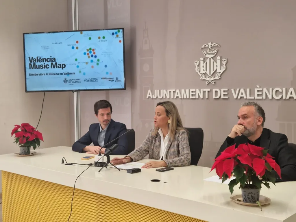 El Ajuntament de Valencia lanza la plataforma Valencia Music Map, una herramienta de promoción de los espacios musicales urbanos