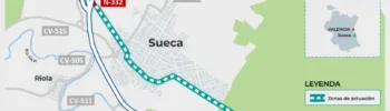 El Ministerio de Transportes licita por 4,4 millones las obras de humanización de la N-332 a su paso por Sueca