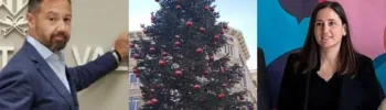 El árbol de Navidad de los barrios instalado por Juanma Badenas desde Parques y jardines ha costado 10.690,54 €