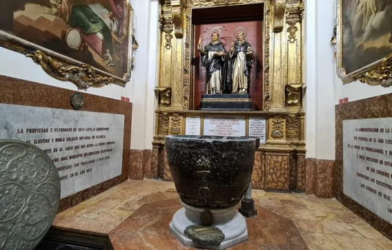 El bautizo de San Vicente Ferrer en la festividad de San Vicente Mártir, una historia que une a ambos patrones