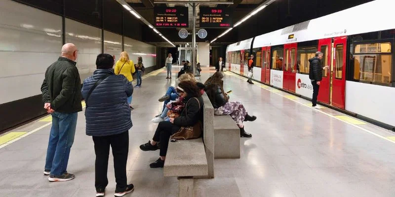 Metrovalencia desplazó a 90,4 millones de usuarios en 2023, el mayor registro de su historia y un 42,5% más que en 2022