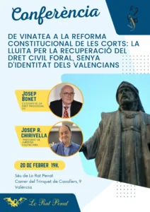conferencia Lo Rat Juristes Valencians