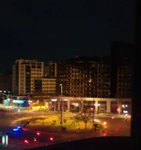 sabado imagen edificio en la madrugada incendio valencia