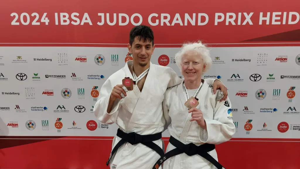 Webp Daniel Gavilán y Marta Arce con su medalla de bronce Judo