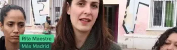 Rita Maestre ( Más Madrid) llama "montaña de petardos" a la mascletà valenciana