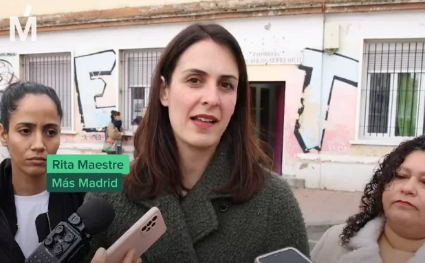 Rita Maestre ( Más Madrid) llama "montaña de petardos" a la mascletà valenciana