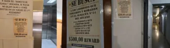 La leyenda negra del Mercado Central aumenta con los carteles de "Se Busca" tras el robo en un almacén en plena noche