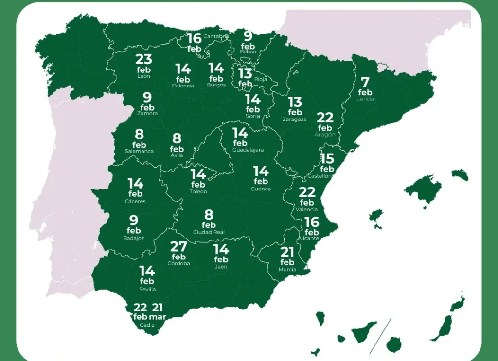 ASAJA, COAG y UPA salen hoy a la calle en Ciudad Real, Ávila y Salamanca y próximamente en Vlc, Alicante y Castello