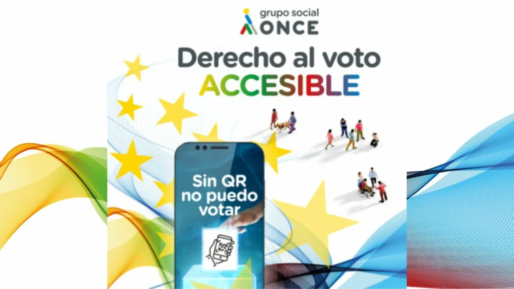 La ONCE propone poder votar con un Código QR accesible