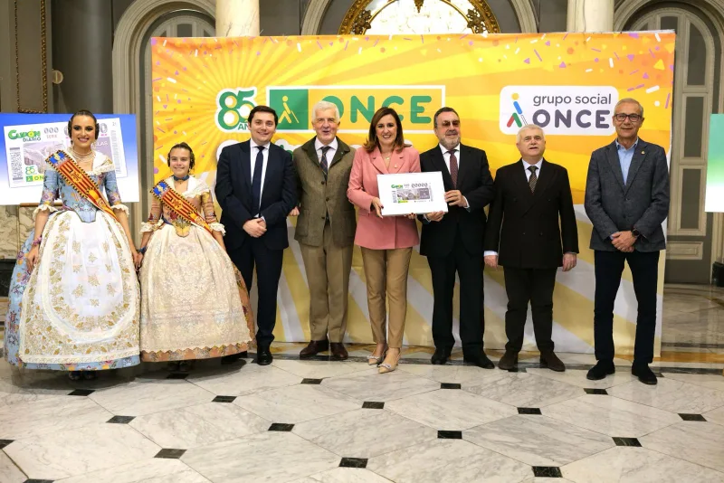 Presentacion cupon once dedicado a las paralimpiadas de la falla Castellón Segorbe 2024