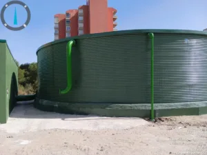 Finaliza la primera fase de construcción del sistema de cañones de agua contra incendios en la Devesa