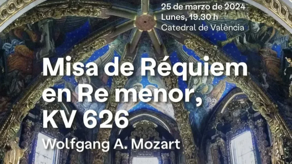 La Banda Sinfónica Municipal interpreta por primera vez el Réquiem de Mozart en su debut en la Catedral de Valencia