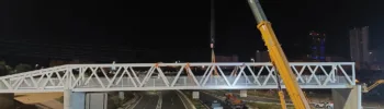 La Generalitat ultima la construcción de la pasarela sobre la CV-30 para conectar Benimàmet con el casco urbano de Valencia