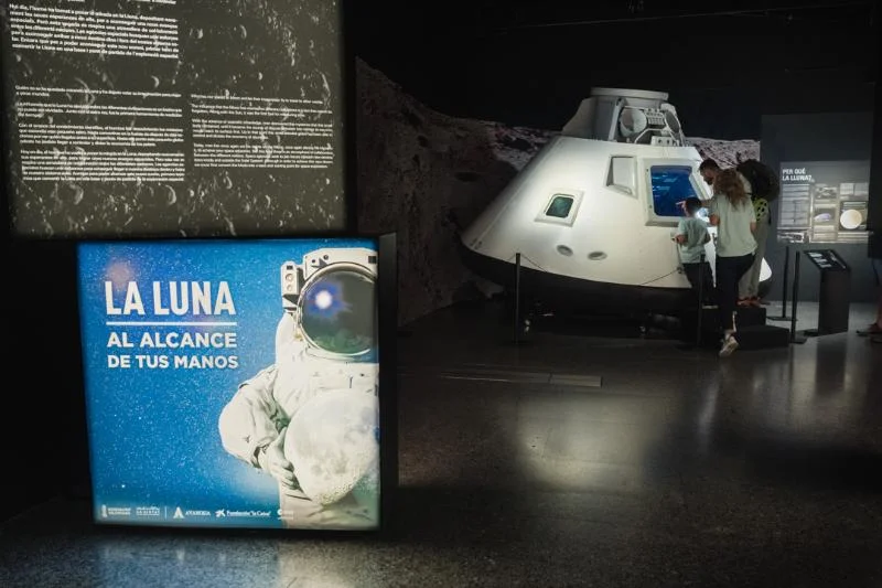El Museu de les Ciències presenta la nueva exposición ‘La Luna al alcance de tus manos’