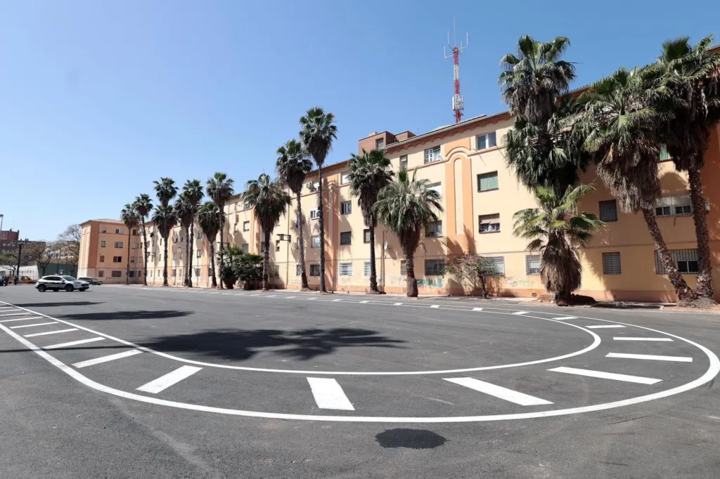 casitas rosas plaza