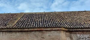 Daños en el tejado del Edificio de las Atarazanas