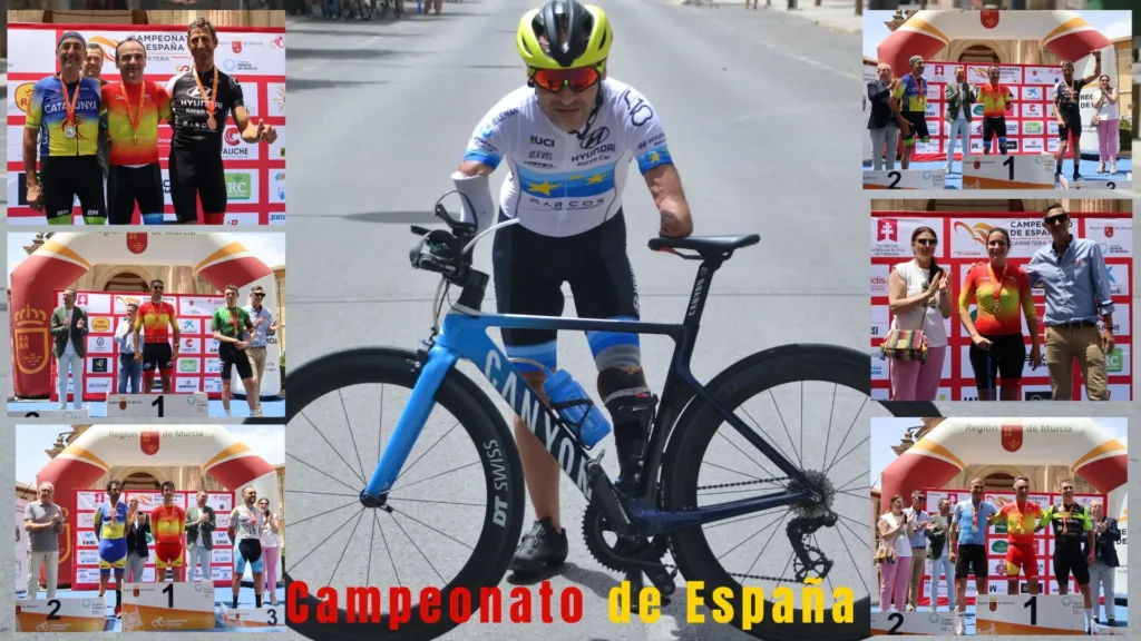 Portada Campeonato de España paraciclismo 2024 Caravaca de la Cruz Murcia