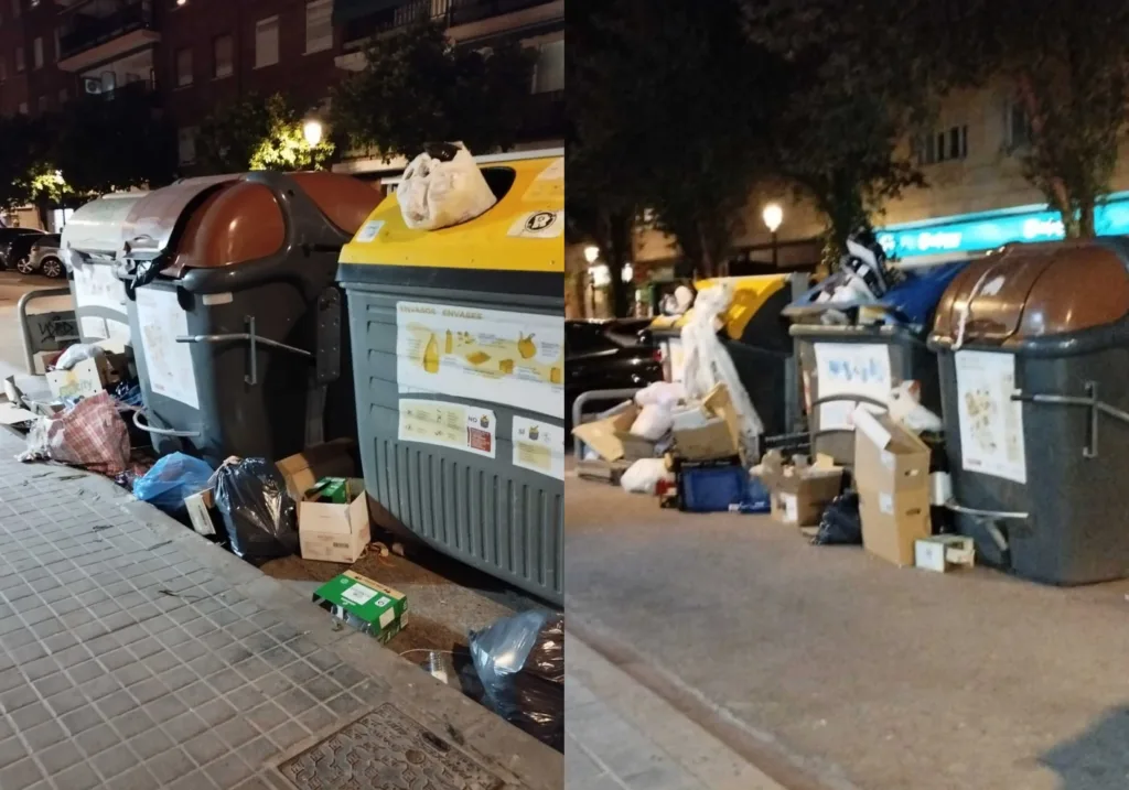 Los contenedores de S. Antonio normalmente llenos ¿hacen falta más o no se recoge con la frecuencia que debería la basura?