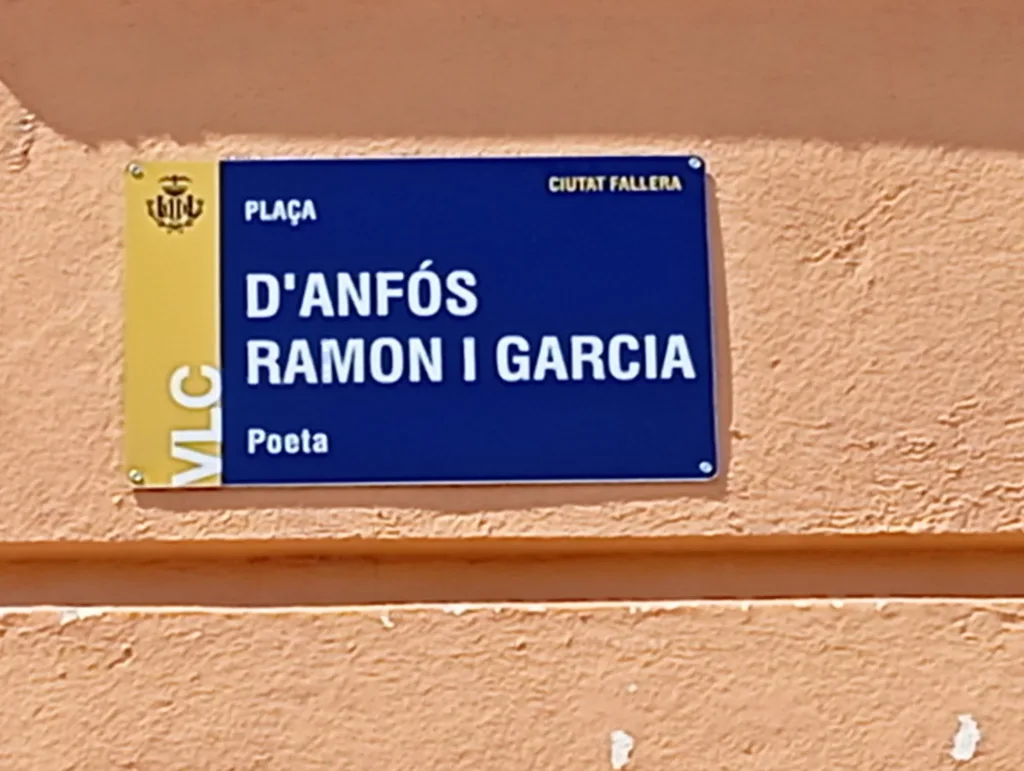 Inauguració de la Plaça d'Anfòs Ramón en Ciutat Fallera