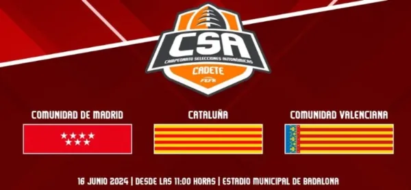 PORTADA CADETE CSA CAMPEONATO SELECCIONES AUTONOMICAS FEFA