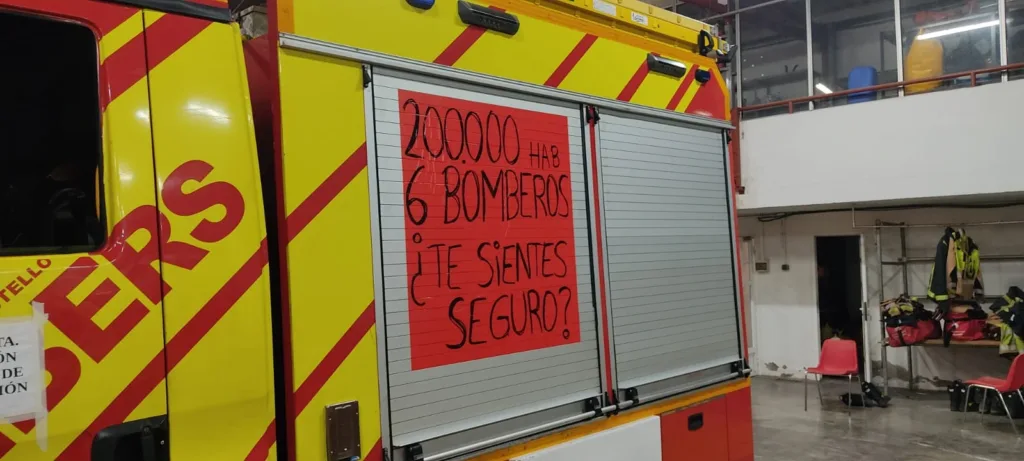 Los bomberos de Castelló se concentrarán contra la precariedad laboral y pidiendo efectivos