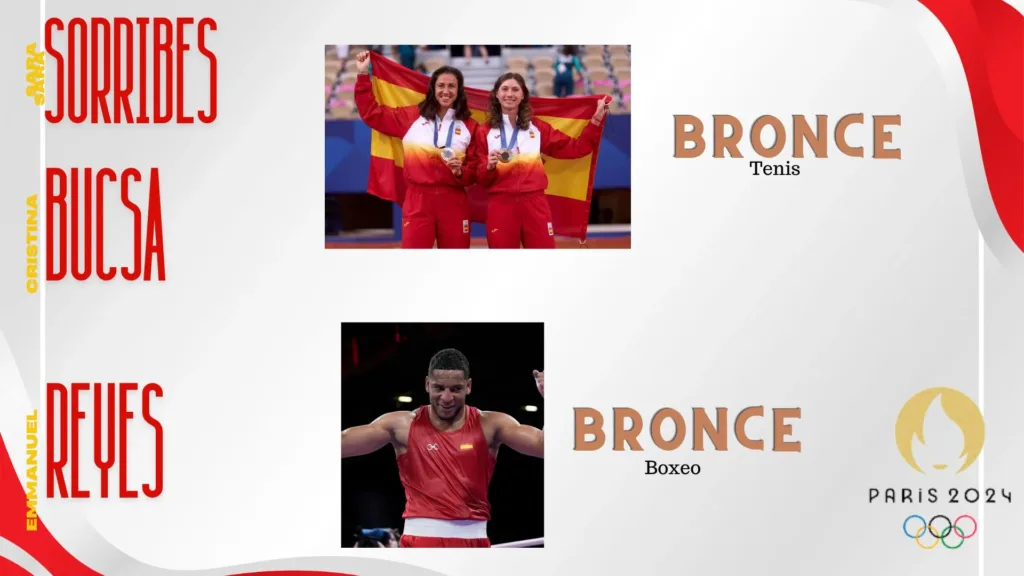 BRONCE OLIMPICO PARIS 2024 TENIS Y BOXEO
