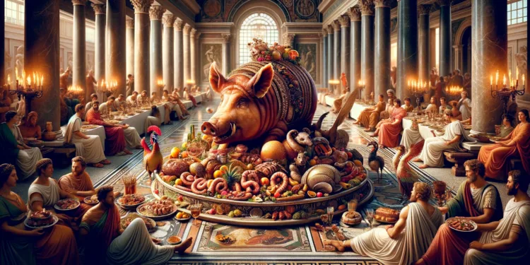 El Banquete Romano: Delicias y Sabores de la Antigua Roma