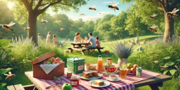 Cómo disfrutar de una comida al aire libre sin avispas: estrategias efectivas para mantenerlas alejadas