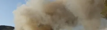 Varios rayos provocan incendios forestales en Castello, el más grave en Benicàssim