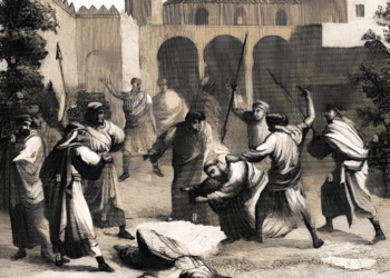 Mártires de Fe: Juan de Perusa y Pedro de Saxoferrato, Los Franciscanos sacrificados en la Plaza de la Reina