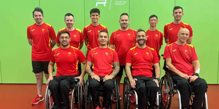 Los palistas paralímpicos de tenis mesa ultiman su preparación 1 Palistas paralímpicos RFETM