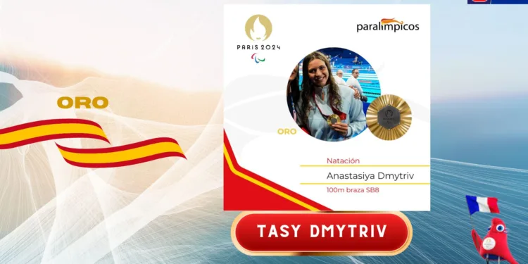 TASY DMYTRIV Medalla Oro paralimpiadas París 2024 natación