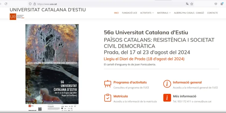 La Fundación de la Universitat Catalana d'Estiu, subvencionadas con dinero público, prosigue en Pradas con sus "países catalanes" 1 La Fundación de la Universitat Catalana d’Estiu, subvencionadas con dinero público, prosigue en Pradas con sus «países catalanes»