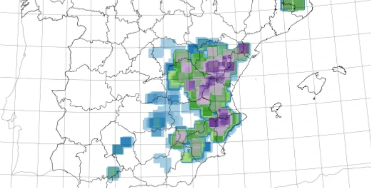 Fuertes tormentas, granizo y vendavales para mañana en en interior de la Comunitat Valenciana 1 Fuertes tormentas, granizo y vendavales para mañana en en interior de la Comunitat Valenciana