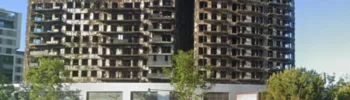 6 meses después del incendio el bloque de Nou Campanar será limpiado en Septiembre para iniciar su reconstrucción