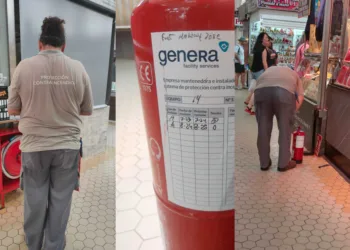 El Mercado Central de Valencia más seguro contra los incendios. Los extintores son revisados gracias a la presión de Noticias Ciudadanas